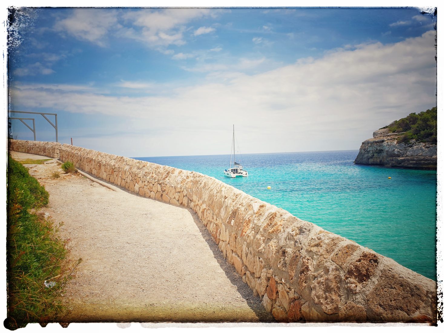 Ausblick in die Cala Romantica