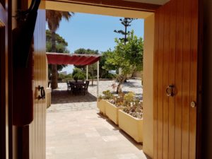 Ausblick auf den Dorfplatz Haus 2 Finca Mallorca Can Agustin