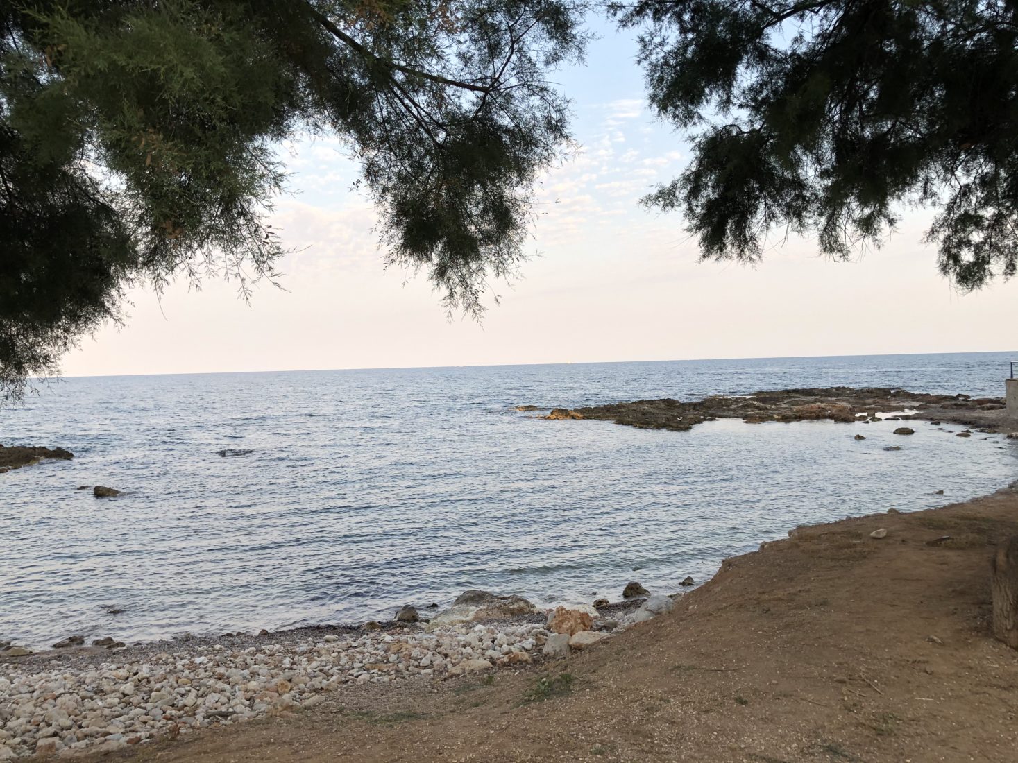 Ausblick aufs Meer in Cala Bona Mallorca