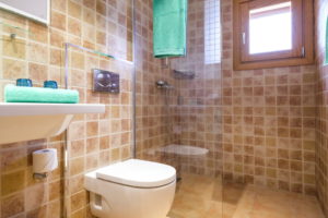 Badezimmer Finca Mallorca für 22 Personen Can Agustin