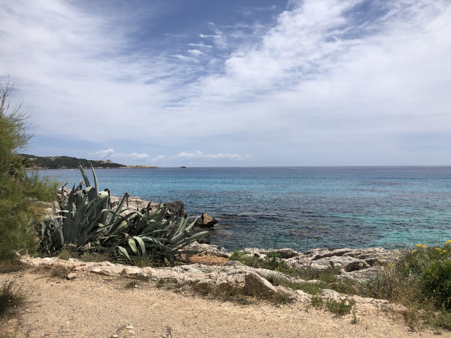 Meerblick von Punta n'Amer aus