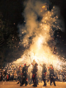 Feuerlauf - Correfoc - auf den Festes Patronales in Mallorca