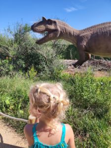Dinosaurland Begegnung mit Dinosaurier