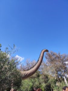 Großer Dinosaurier im Dinosaurland Porto Cristo