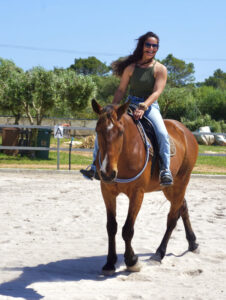 Halsring Reiten mit Hans