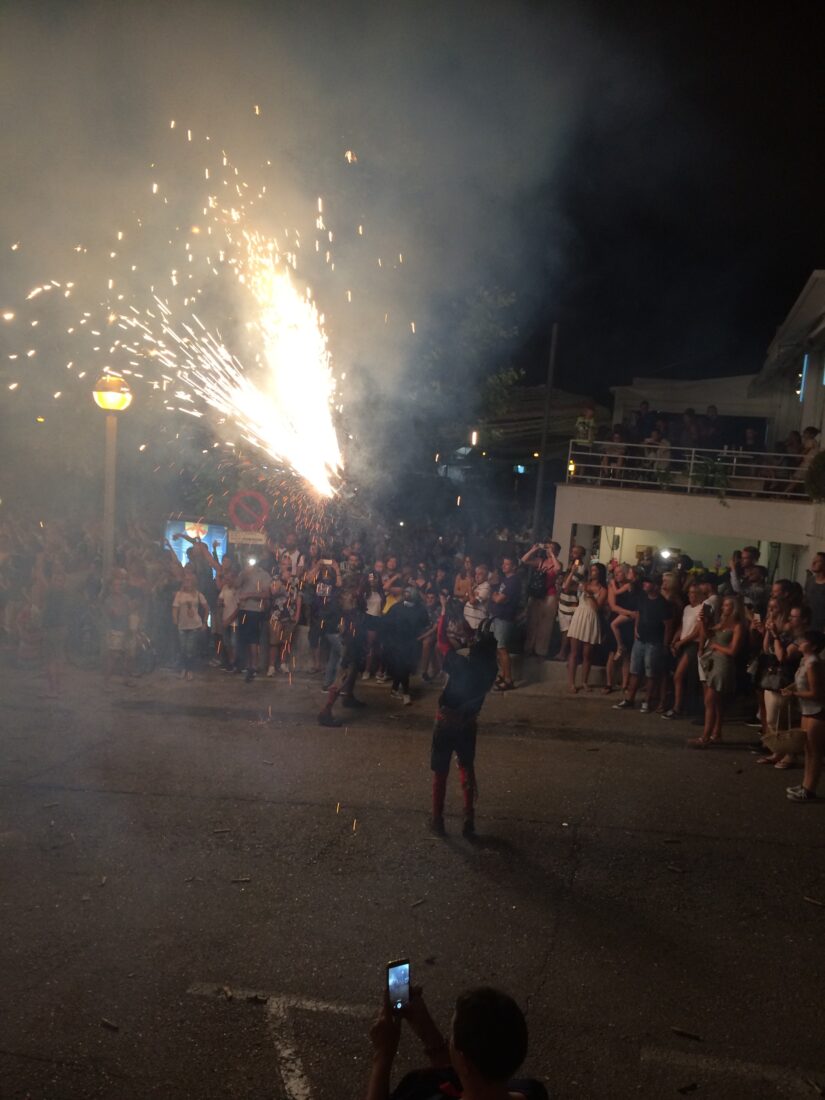 Feuertanz der Dimoni bei der Nit de Foc