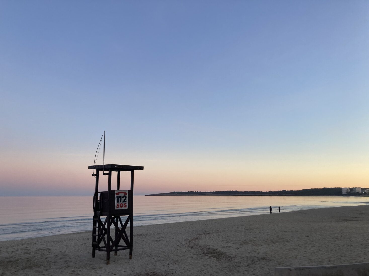 Strand von Cala Millor im Winter