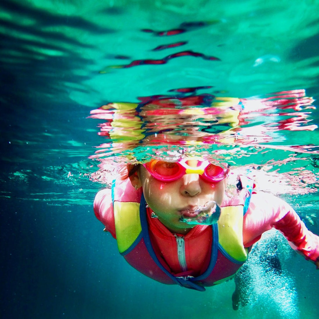 Kinder Schwimmunterricht auf Mallorca