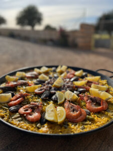Paella mit der Familie