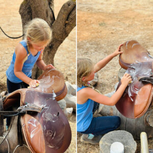 Sattelpflege gehört auch zum Reiten dazu