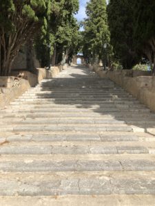 Treppen-Burganlage-Arta-Mallorca