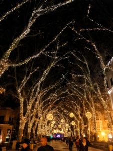 Weihnachtsbeleuchtung in Palma de Mallorca