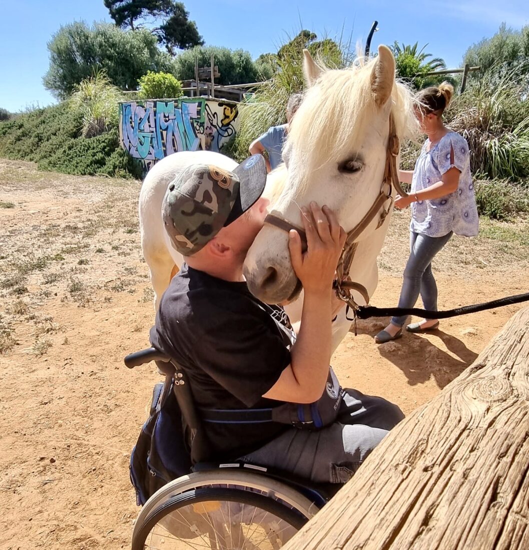 Pony Balu gibt gern Kuscheleinheiten