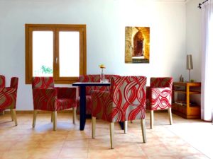 Wohnzimmer Finca Mallorca für 22 Personen Can Agustin