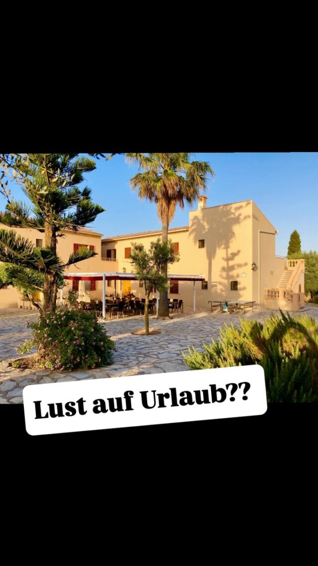 ☀️✈️ Sind eure Sommerpläne noch offen? 🏝️

Bei uns auf Can Agustin ist noch Platz für euch! Ob mit Kind und Kegel, als Paar oder ganz allein, um mal wieder nur an euch selbst zu denken.

Zwischen Hängematte, Garten und Pferdewiehern könnt ihr tun, was euch guttut: ausschlafen, abhängen, planschen, Abenteuer suchen oder einfach mal nix müssen.

Packt Badesachen, Sonnenhut und Lieblingsbuch ein! Wir freuen uns auf Spontane, Ruhesuchende und kleine Wirbelwinde gleichermaßen.

Meldet euch schnell! Denn wer zuerst bucht, hängt zuerst in der Hängematte! 😄

#canagustin #agroturismo #auszeit #balearen #erlebnisbauernhof #familienurlaub #igmallorca #mallorcagram #mallorcaholidays #sommer2025 #urlaubmitkindern #lastminutetrip #urlaubaufmallorca