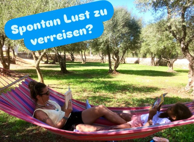 Spontan Lust auf Mallorca?

Wir haben im Juli noch freie Kapazitäten. Wegen einer Stornierung wartet Can Agustin jetzt auf euch!

Ob Paare, Familien mit Kids oder einfach Du allein: Bei uns findet ihr Ruhe, viele Tiere und ganz viel Platz zum Entspannen. Weg vom Massentourismus, mitten in der Natur! 

Seid schnell, packt eure Koffer und meldet euch bei uns. Wir freuen uns riesig auf euch! 💚
‌

Jetzt anfragen & spontan Urlaub sichern!

#Mallorca #Urlaub #Sommer2025 #CanAgustin #Spontanreise #LastMinute #Familienurlaub #Paarurlaub #Auszeit #UrlaubmitKindern #MallorcaMitKindern #lastminutetrip #reiseangebote #spontantrip #urlaubsangebote